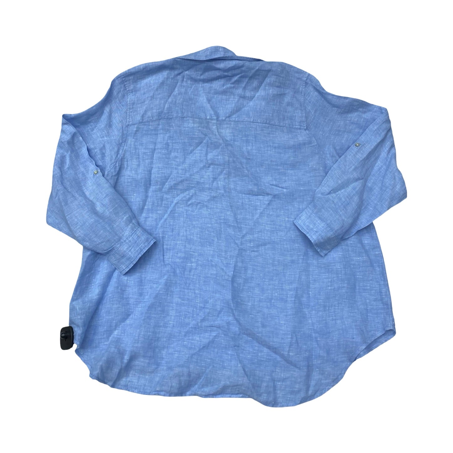 Top Ls By Sigrid Olsen In Blue, Size:2X