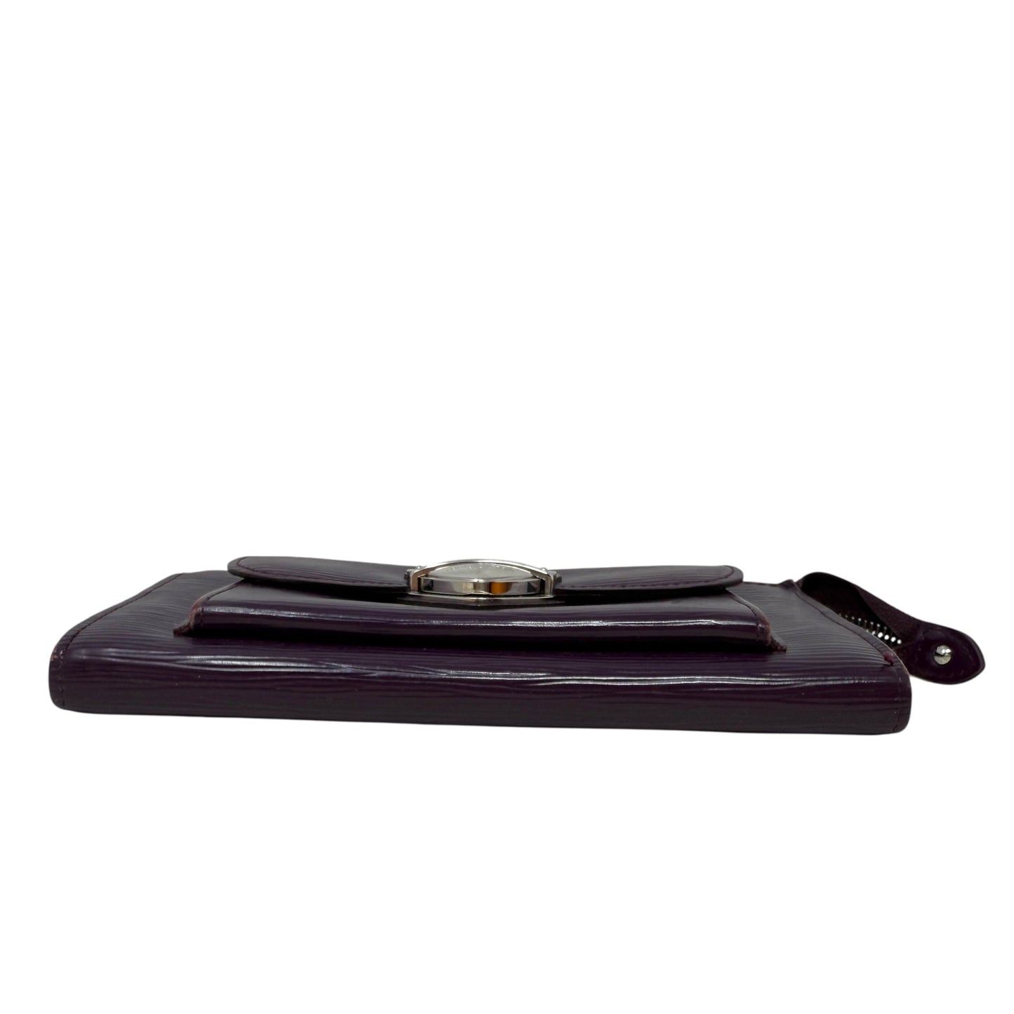 Astrid Wallet Luxury Designer By Louis Vuitton, In Cassis Epi Leather Size: Large