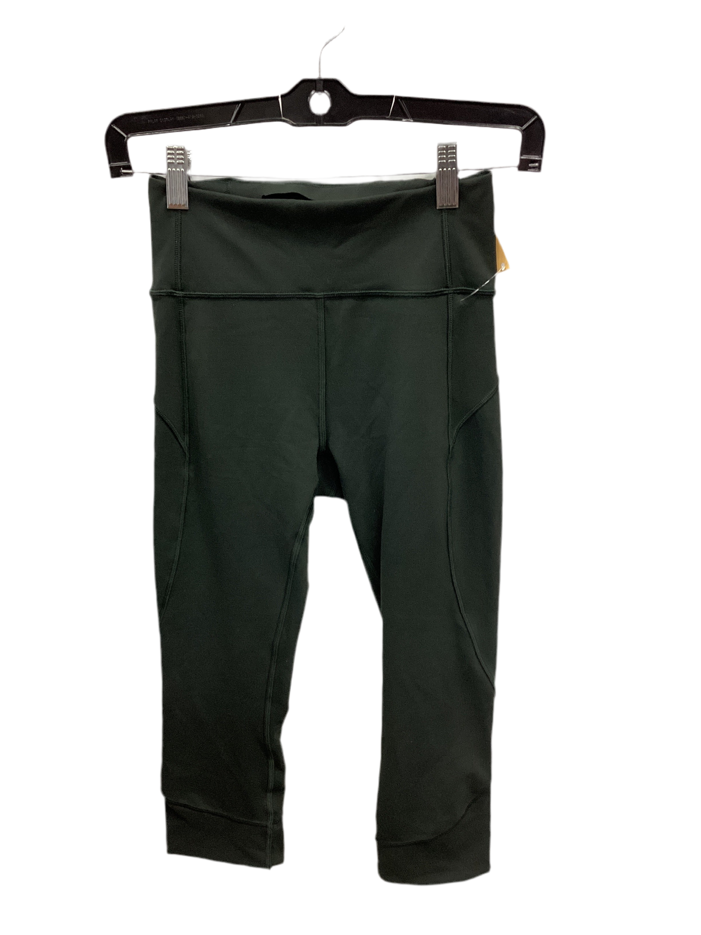 Athletic Leggings Capris By Lululemon In Green, Size:4