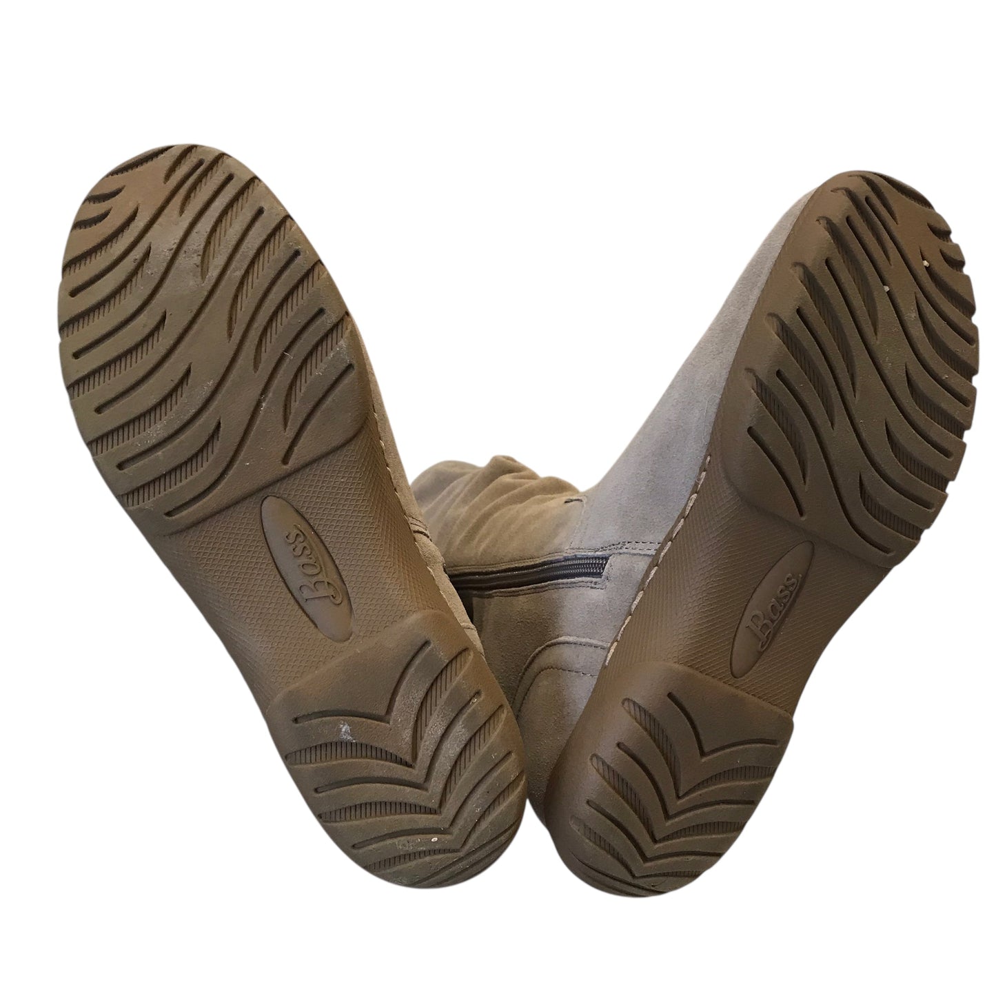 Boots Mid-Calf Flats By Bass In Tan, Size:9