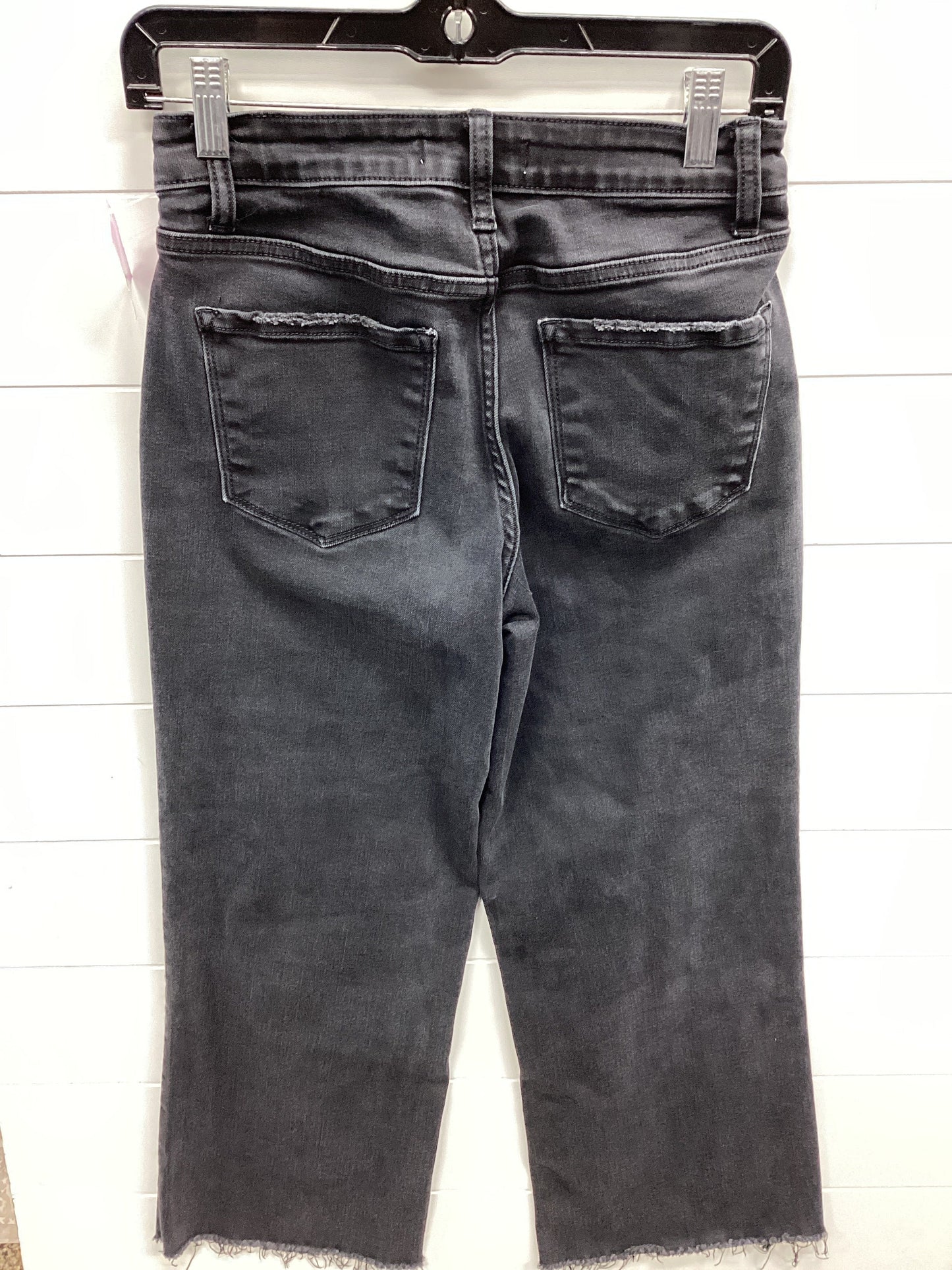 Jeans Wide Leg By Flying Monkey In Black Denim, Size:4