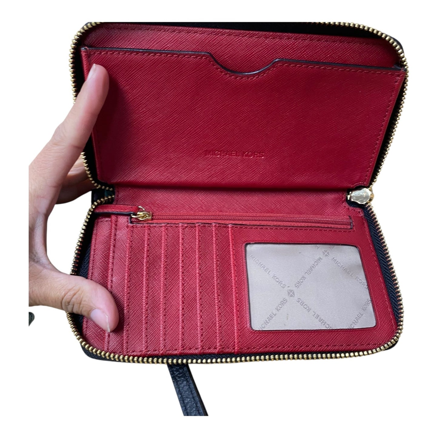 Wallet Designer By Michael Kors In Black, Size:Medium