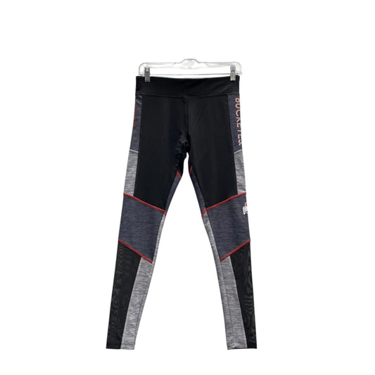Athletic Leggings By Pink In Black & Grey, Size:Sp