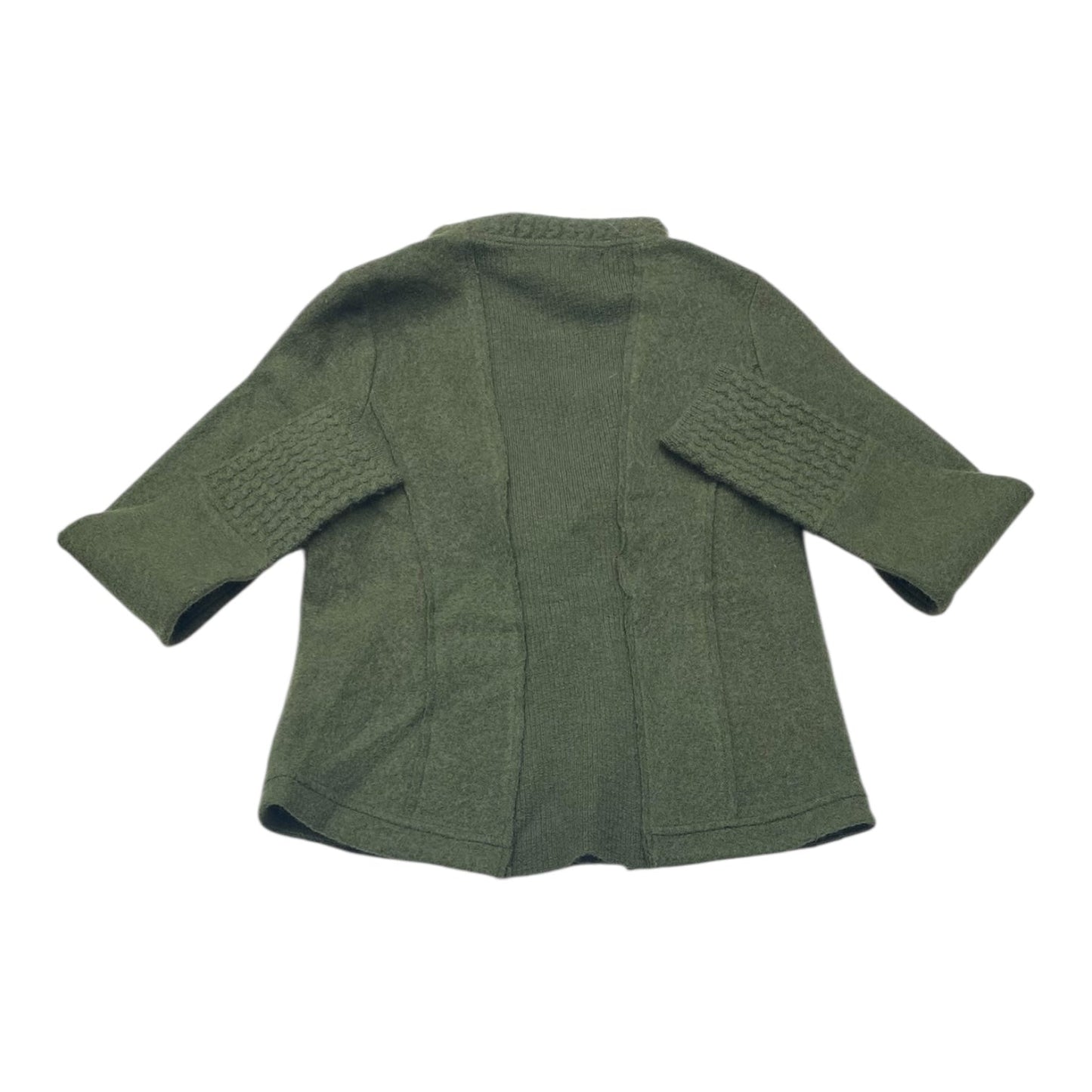Coat Wool By Sparrow In Green, Size:Xs