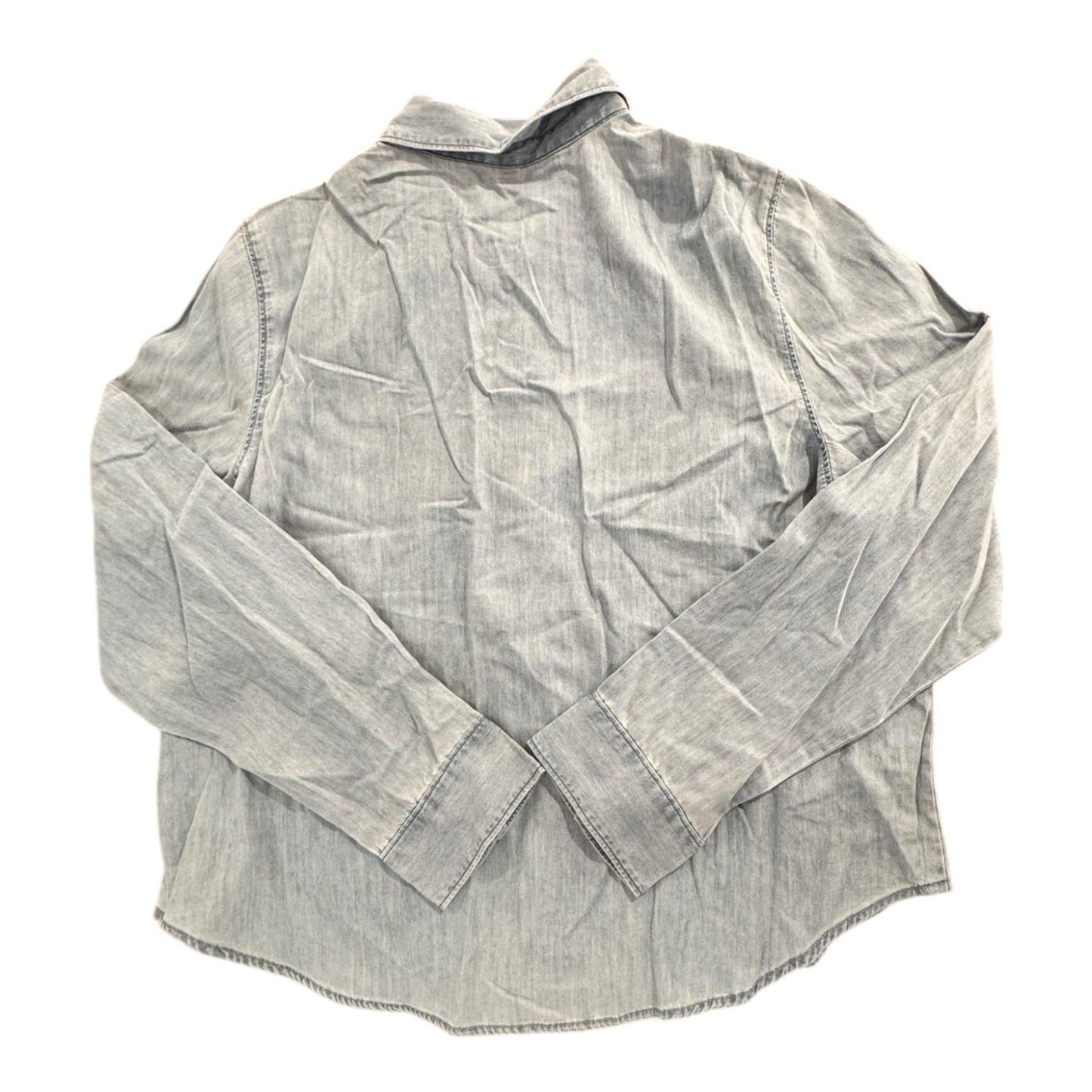 Top Ls By Express In Blue Denim, Size:L