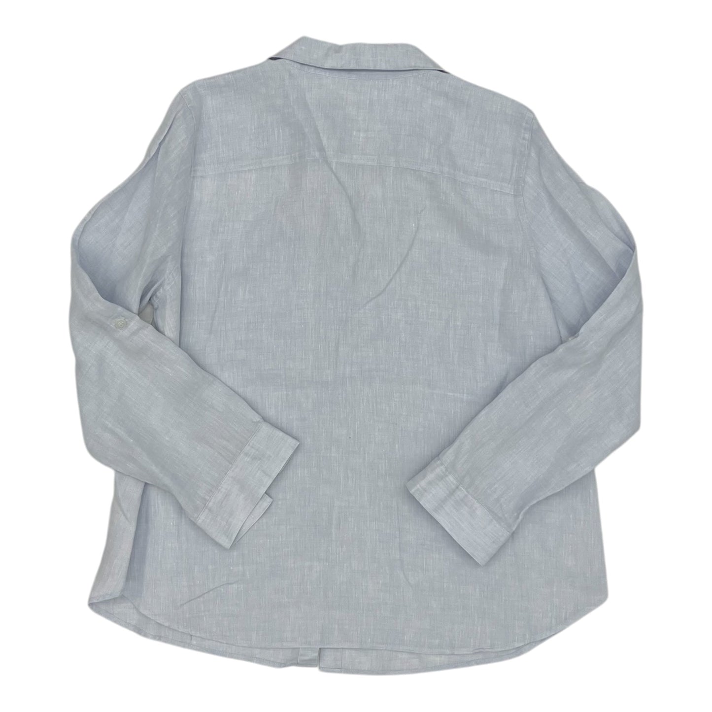 Blouse Ls By Chicos In Blue, Size:L