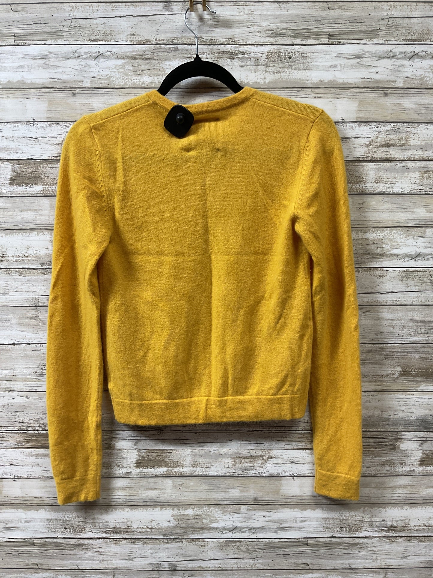 Sweater Cardigan Cashmere By Le Superbe In Yellow, Size:S