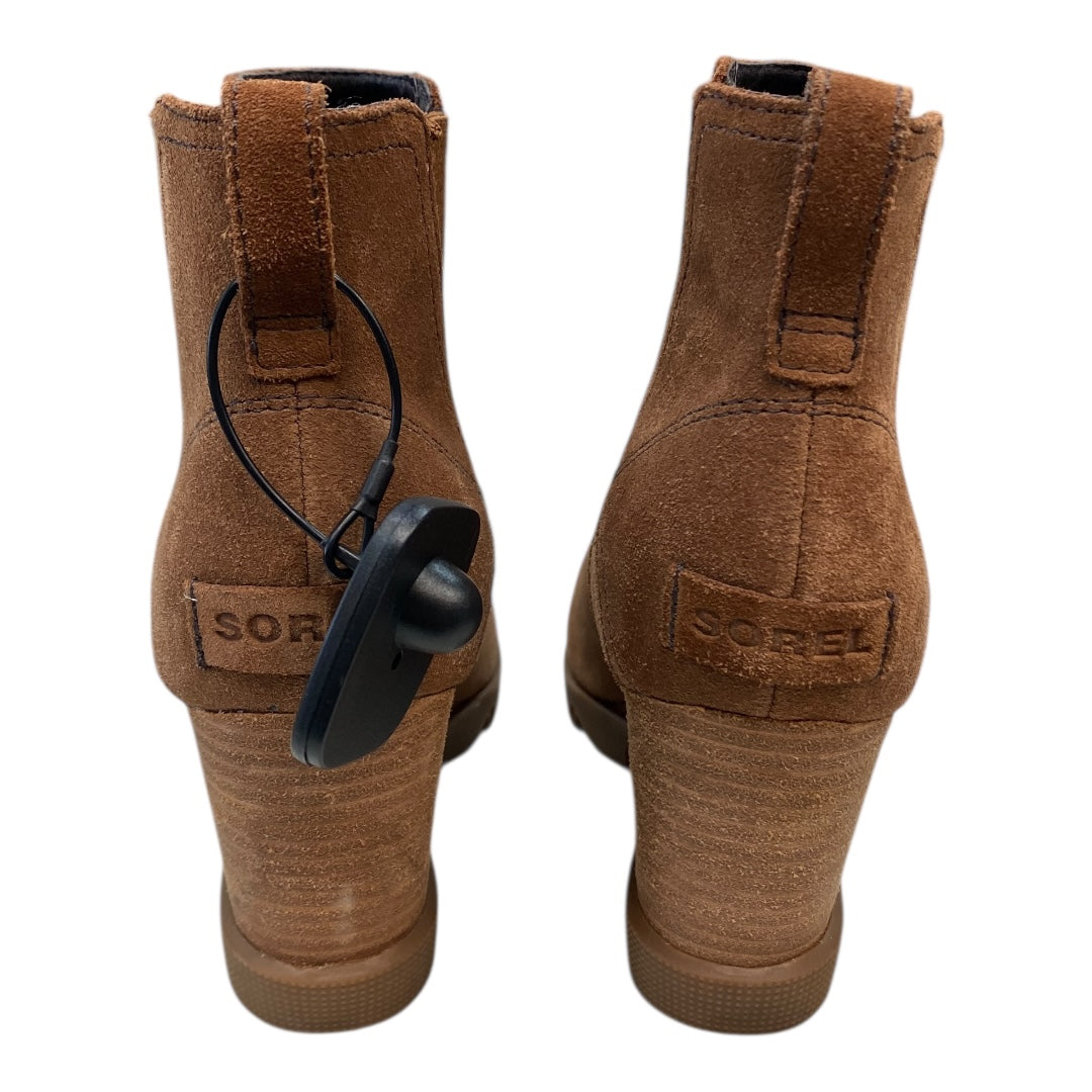Boots Designer By Sorel In Tan, Size:8