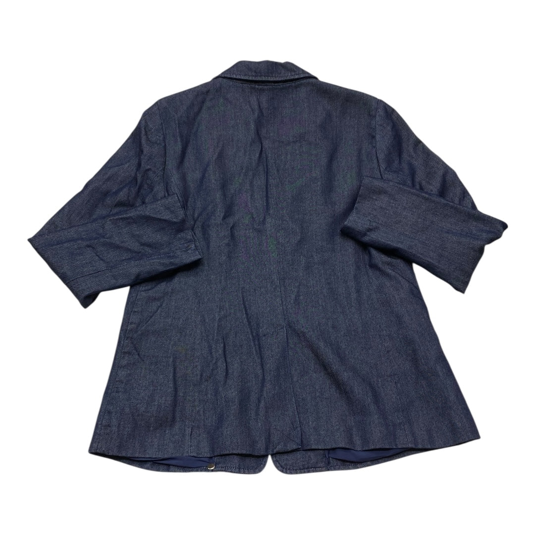 Blazer By Talbots In Blue Denim, Size:10