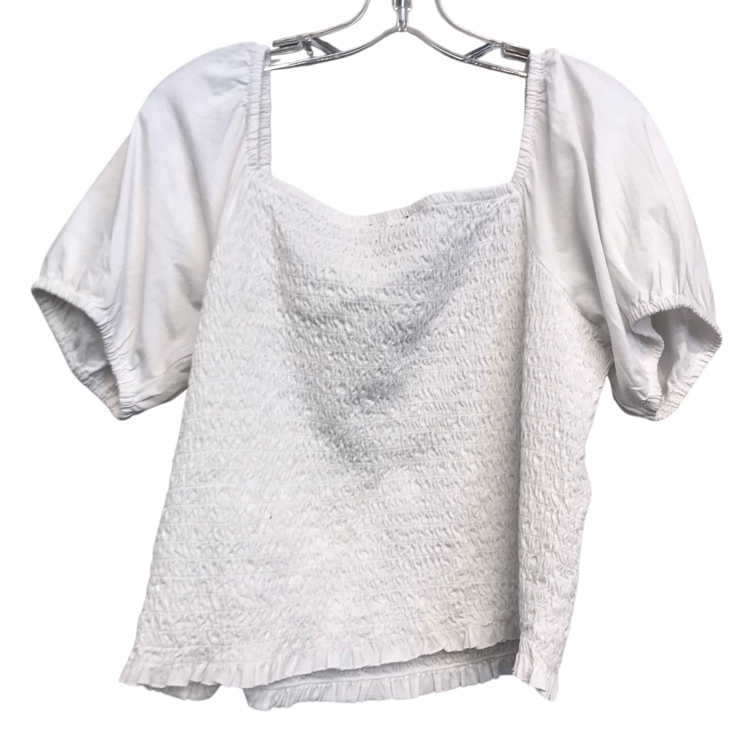 Top Ss By J. Crew In White, Size:Xl