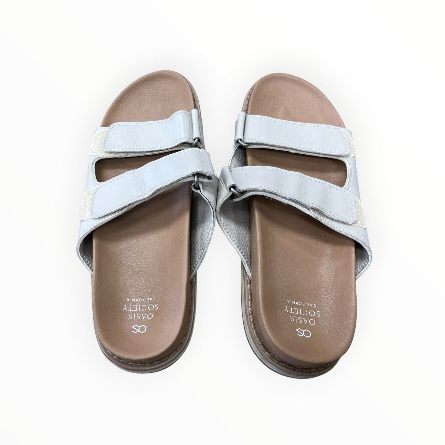 Sandals Flats By Oasis Society In Cream, Size:9