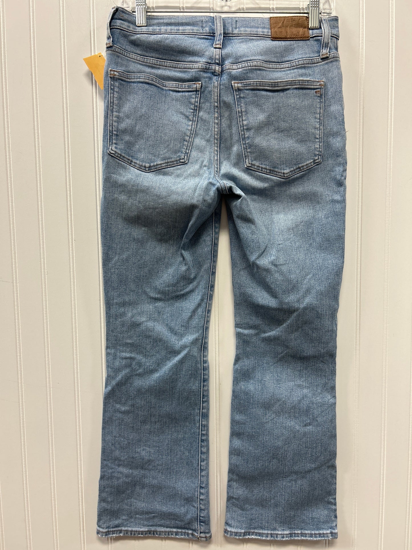 Jeans Boot Cut By Madewell In Blue Denim, Size:4
