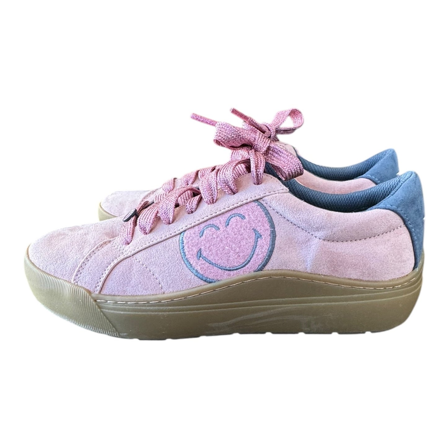 Shoes Sneakers By Dr Scholls In Pink & Blue, Size:10