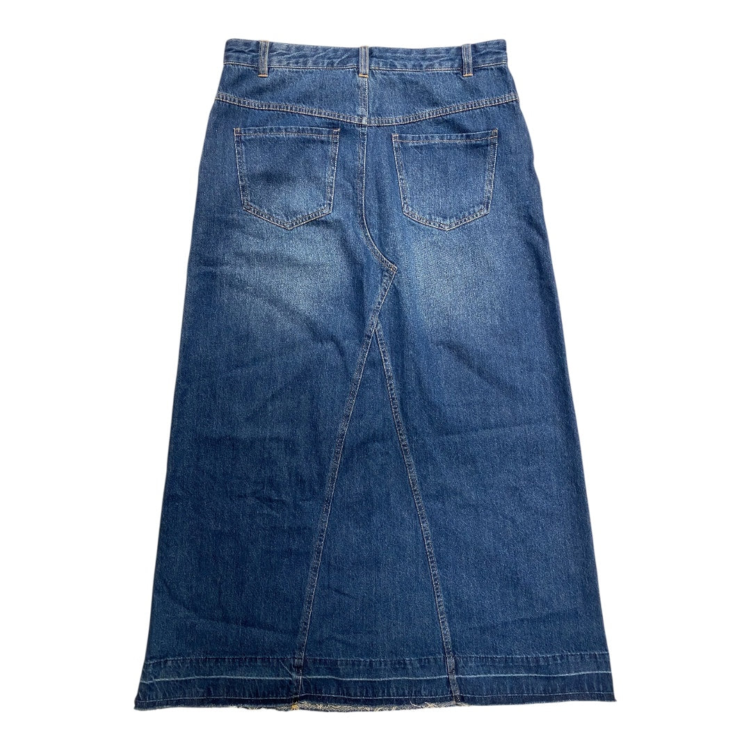 Skirt Maxi By Sundance In Blue Denim, Size:M