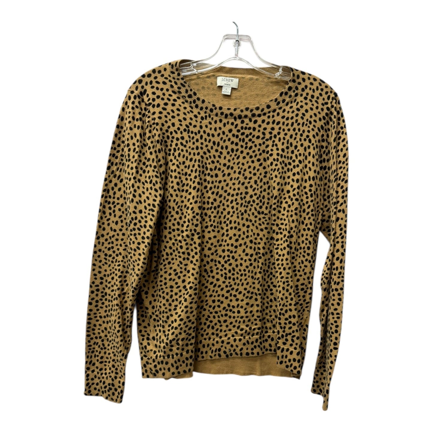 Top Ls By J. Crew In Animal Print, Size:L