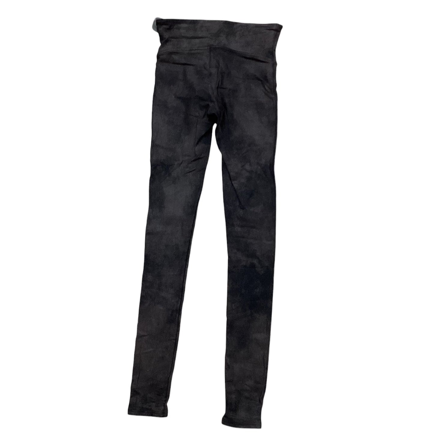 Athletic Leggings By Spanx In Black & Grey, Size:S