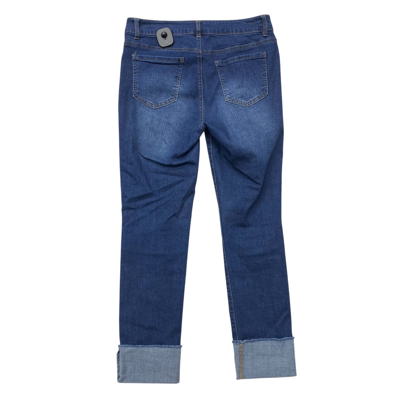 Jeans Straight By D Jeans In Blue Denim, Size:8