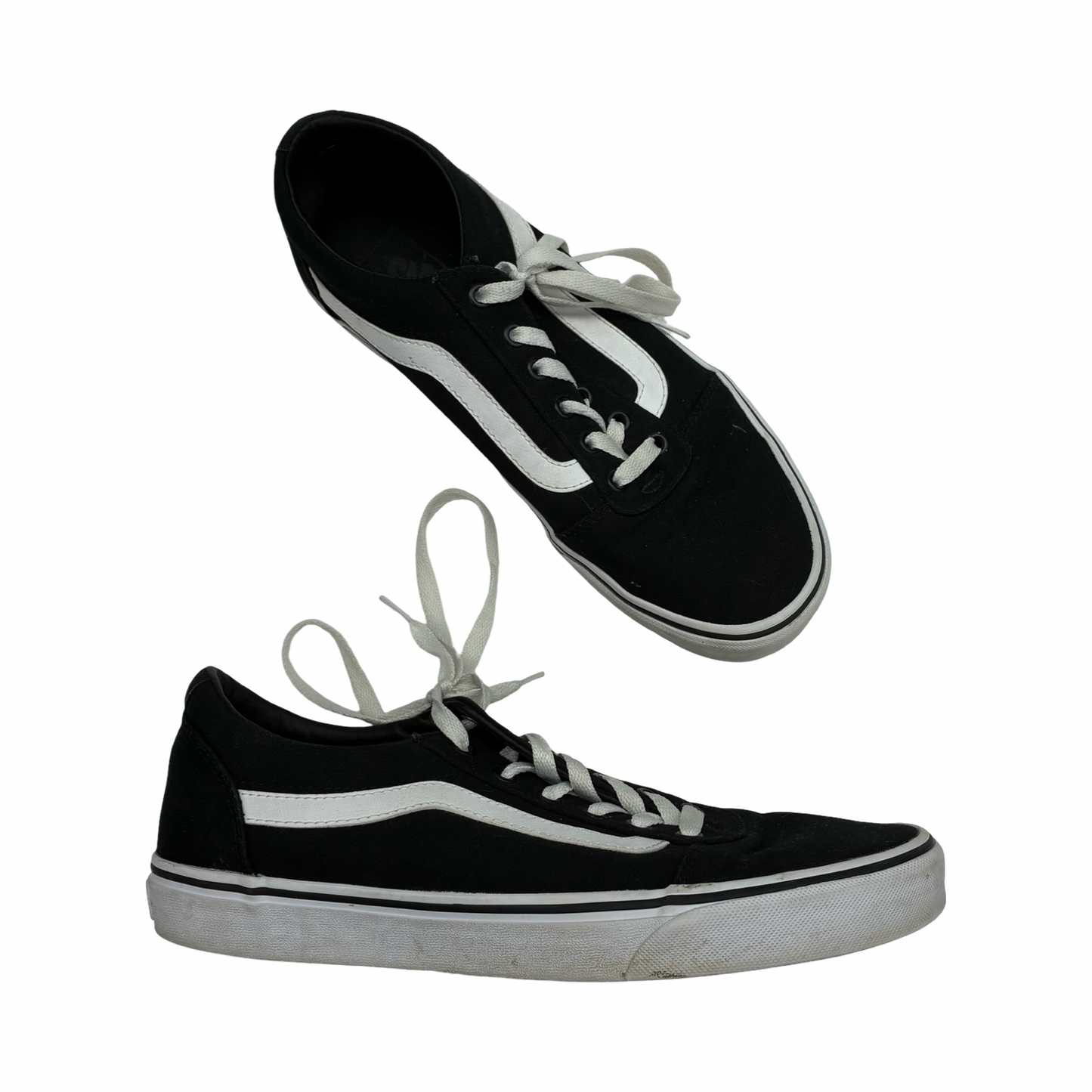 Shoes Sneakers By Vans In Black & White, Size:11