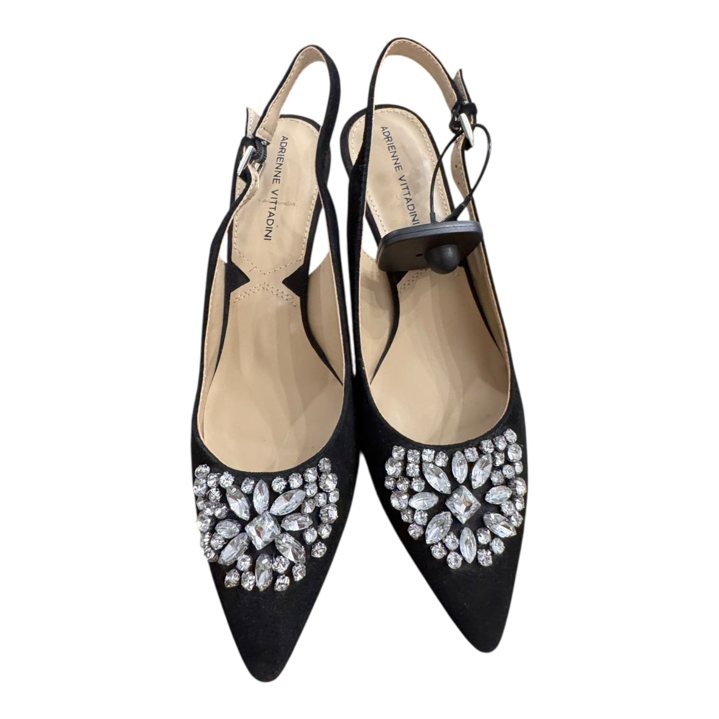 Shoes Heels Kitten By Adrienne Vittadini In Black, Size:8