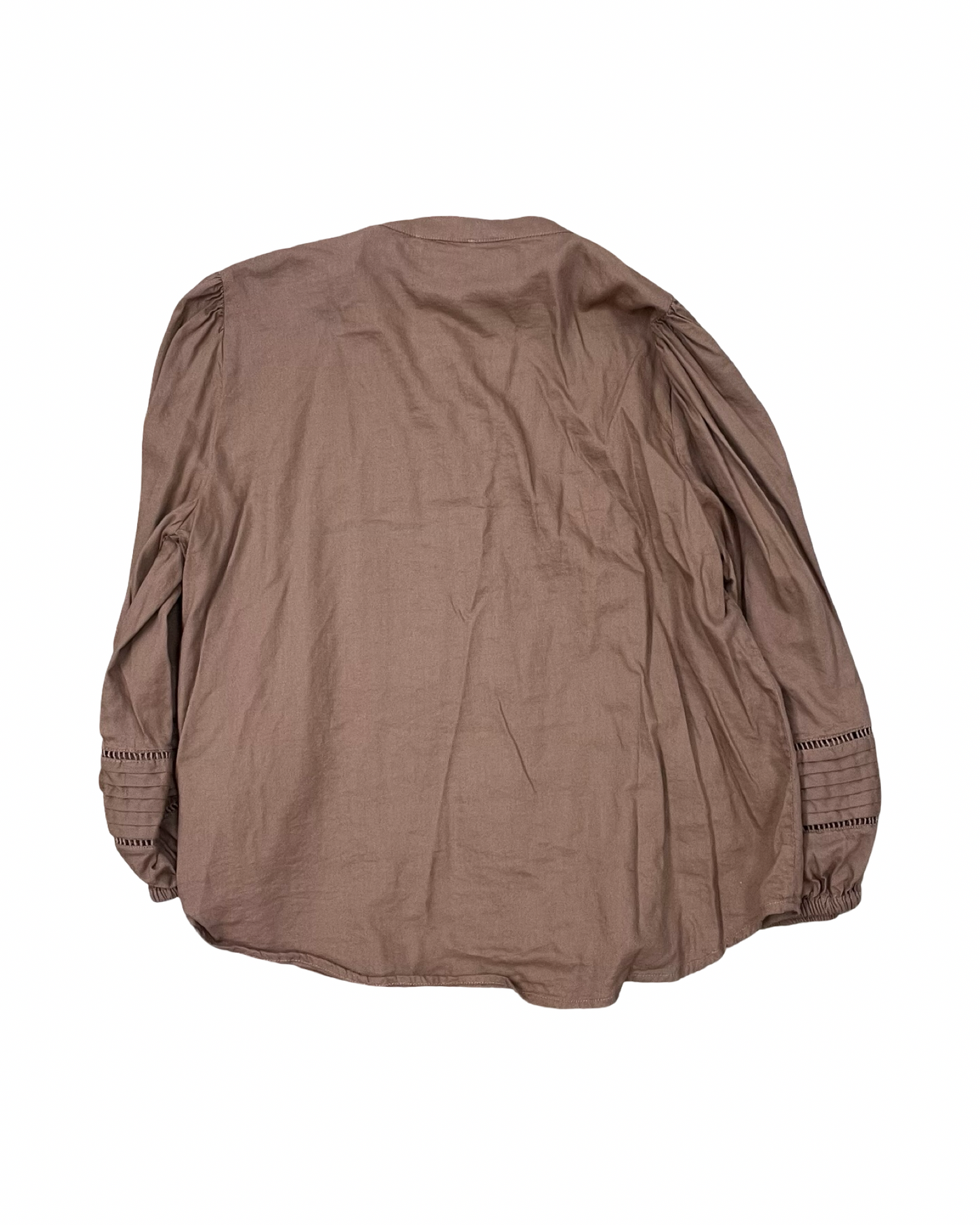 Blouse Ls By Evereve In Brown, Size:L