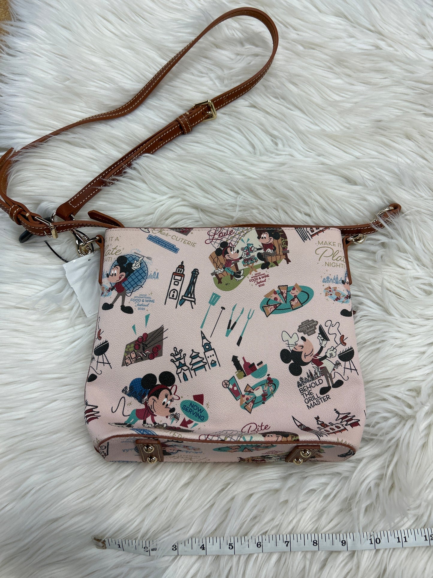 Crossbody Designer By Dooney And Bourke In Pink, Size:Medium