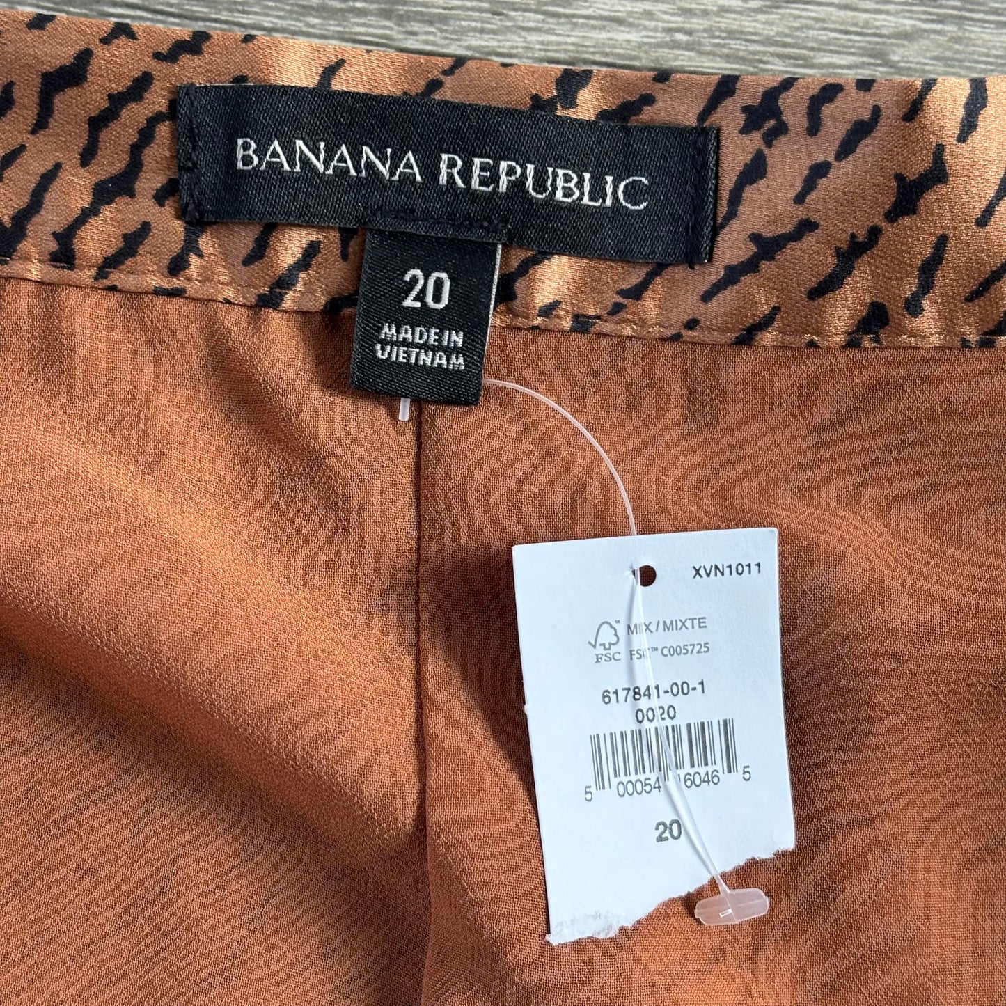Skirt Maxi By Banana Republic In Black & Brown, Size: 2x
