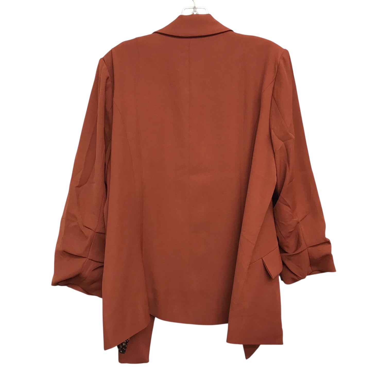 Blazer By Skies Are Blue In Brown, Size:1X