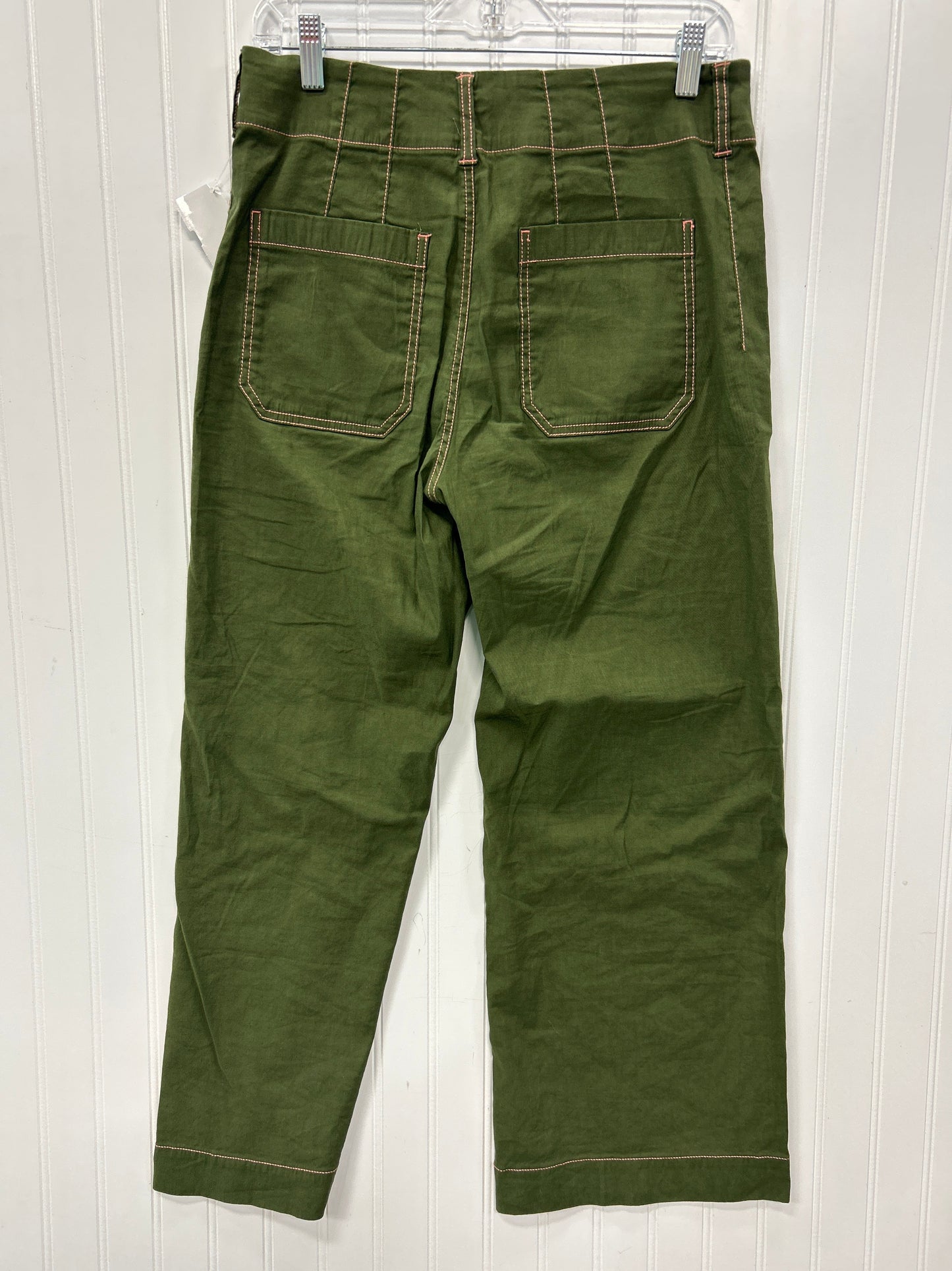 Pants Wide Leg By Maeve In Green, Size:6