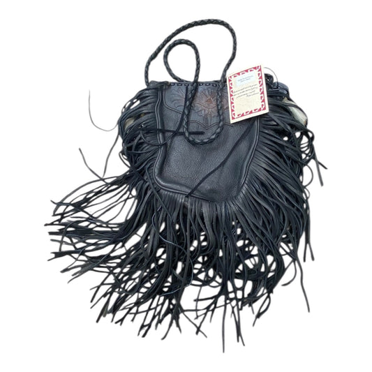 Handbag Leather By Cmc In Black, Size:Medium