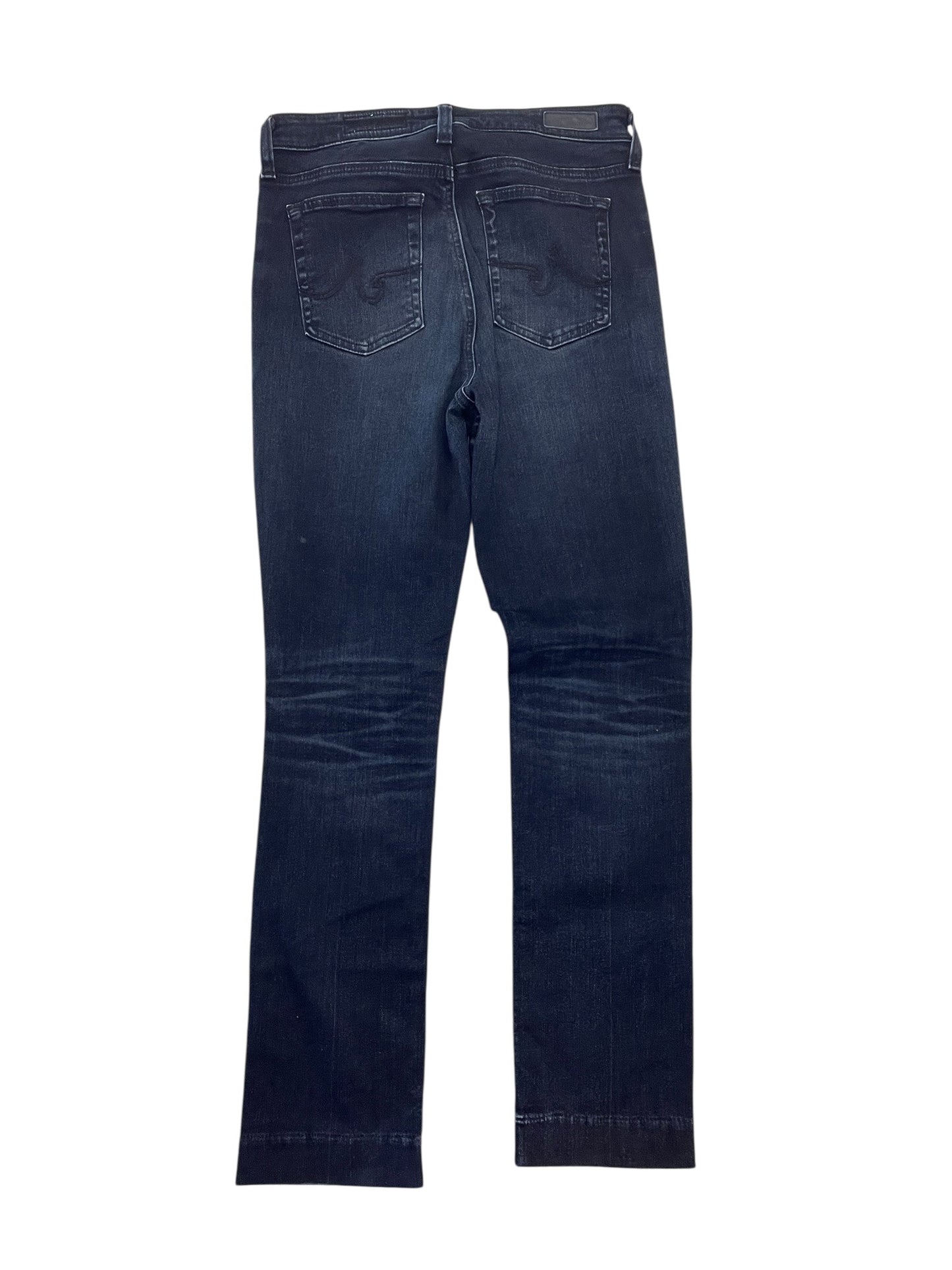 Jeans Straight By Ag Jeans In Blue Denim, Size:6