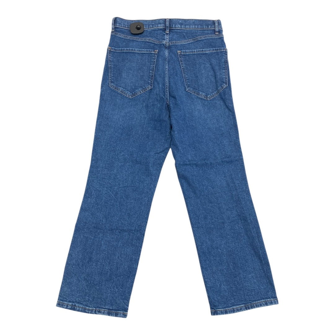 Jeans Straight By Express In Blue Denim, Size:10