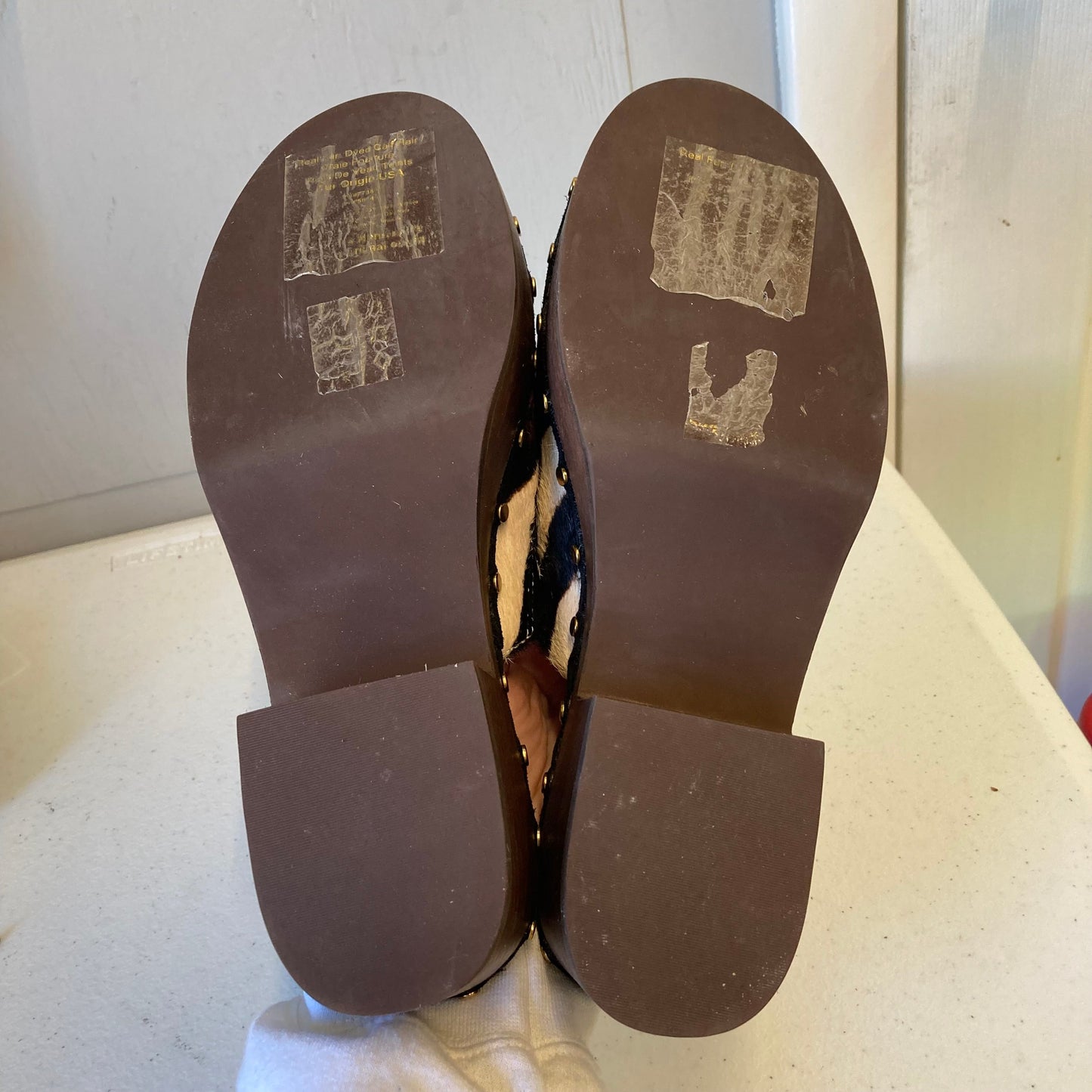 Shoes Heels Block By J. Crew In Animal Print, Size:8