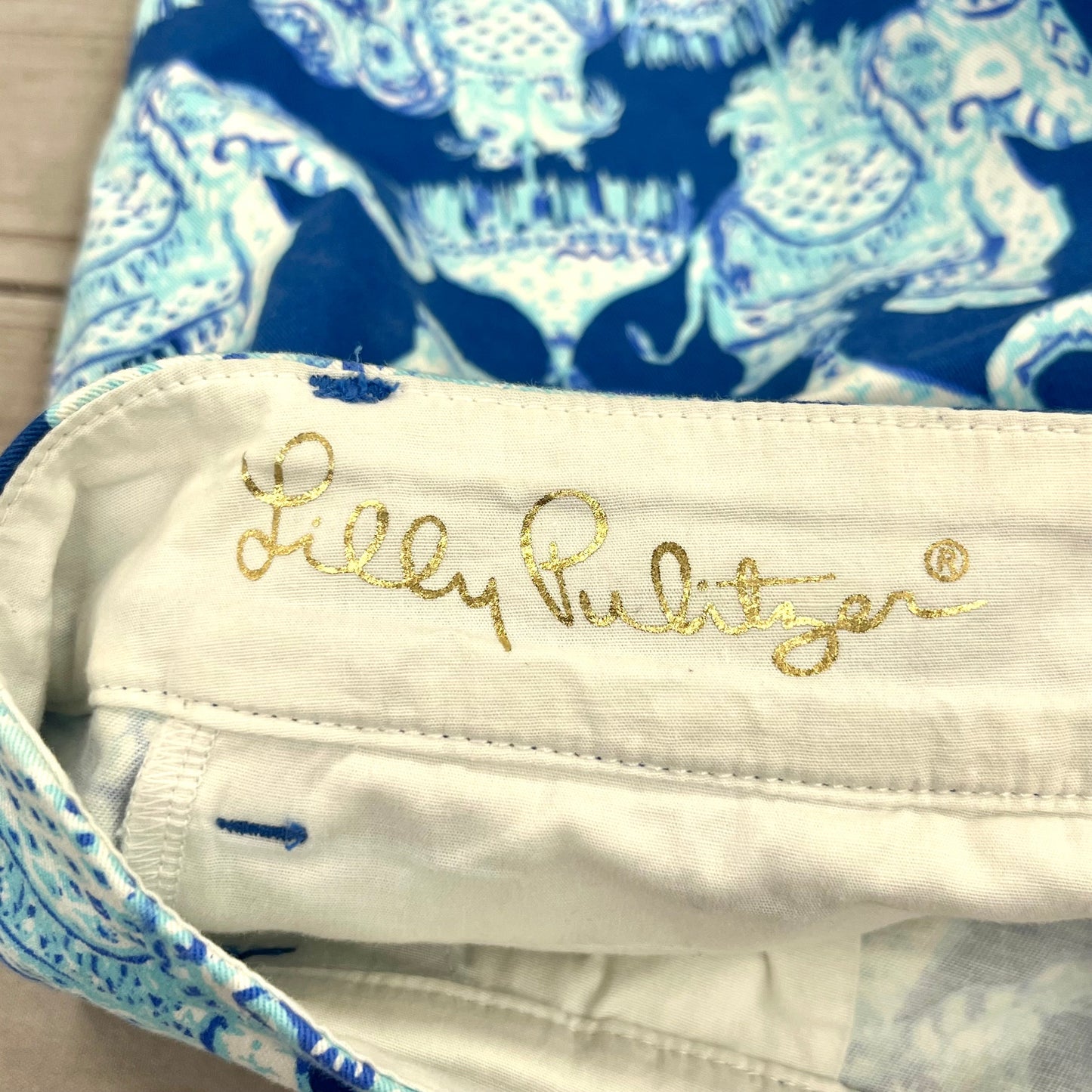 Shorts Designer By Lilly Pulitzer In Blue, Size: 0