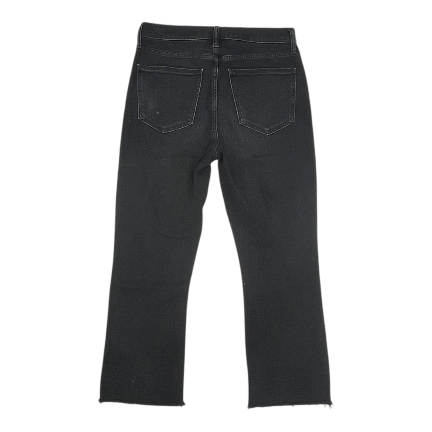 Jeans Boot Cut By Gap In Black Denim, Size:8