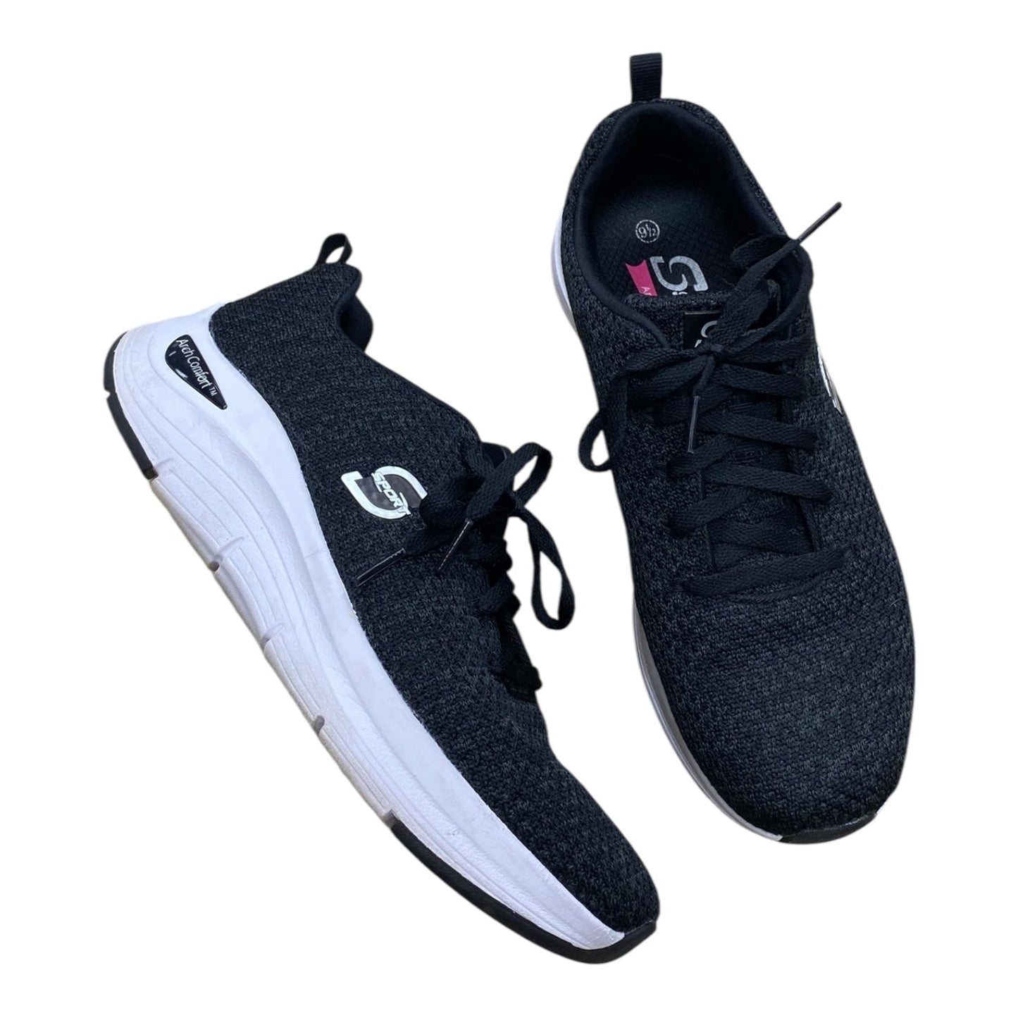 Shoes Athletic By Skechers In Black, Size:9.5