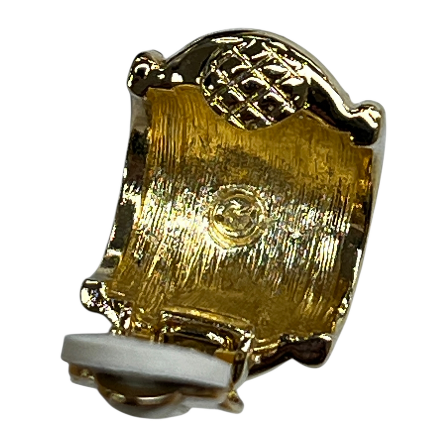 Earrings Designer By Swarovski In Gold