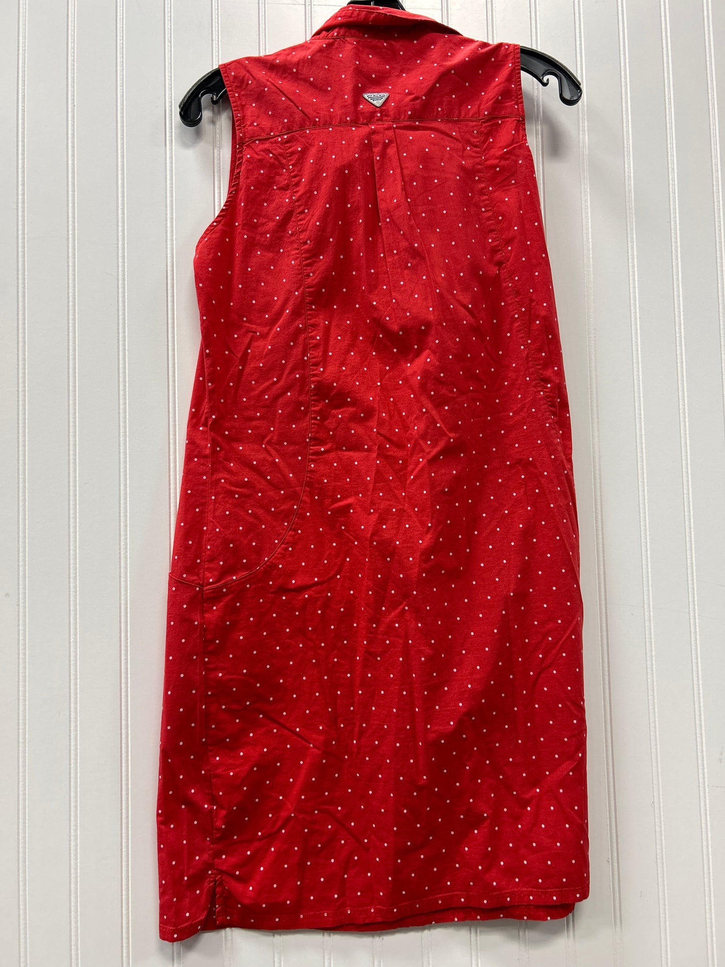 Dress Casual Midi By Columbia In Red, Size:M