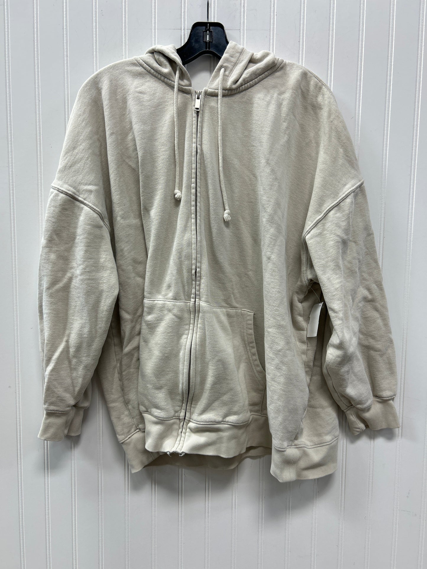 Sweatshirt Hoodie By Old Navy In Cream, Size:Xl