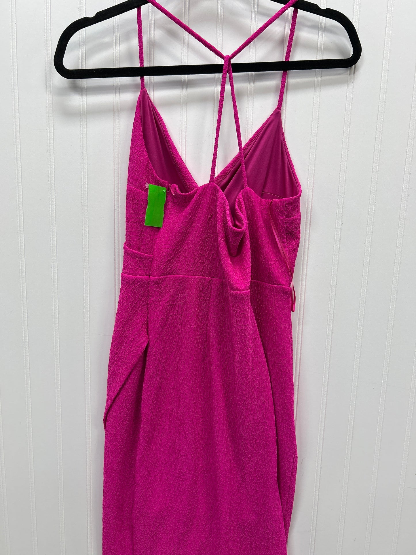 Dress Casual Midi By Express In Pink, Size:S