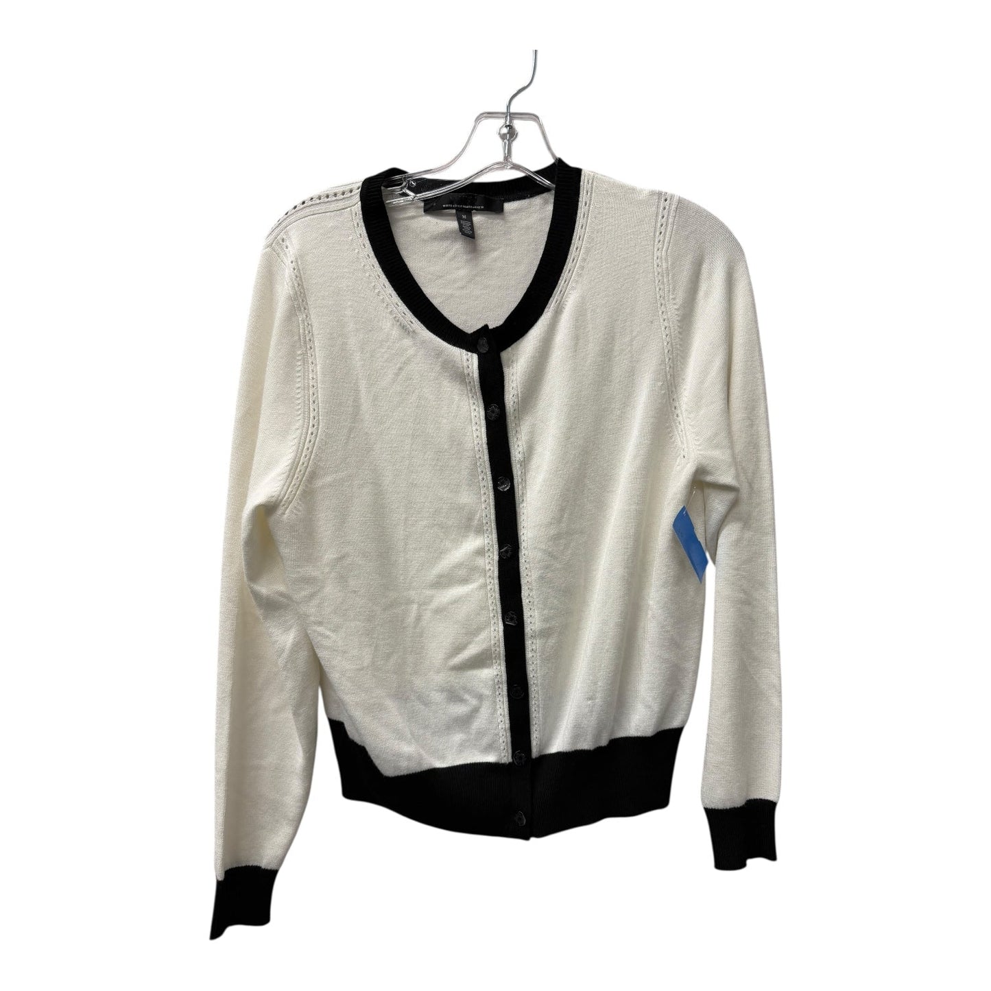 Sweater Cardigan By White House Black Market In White, Size:M