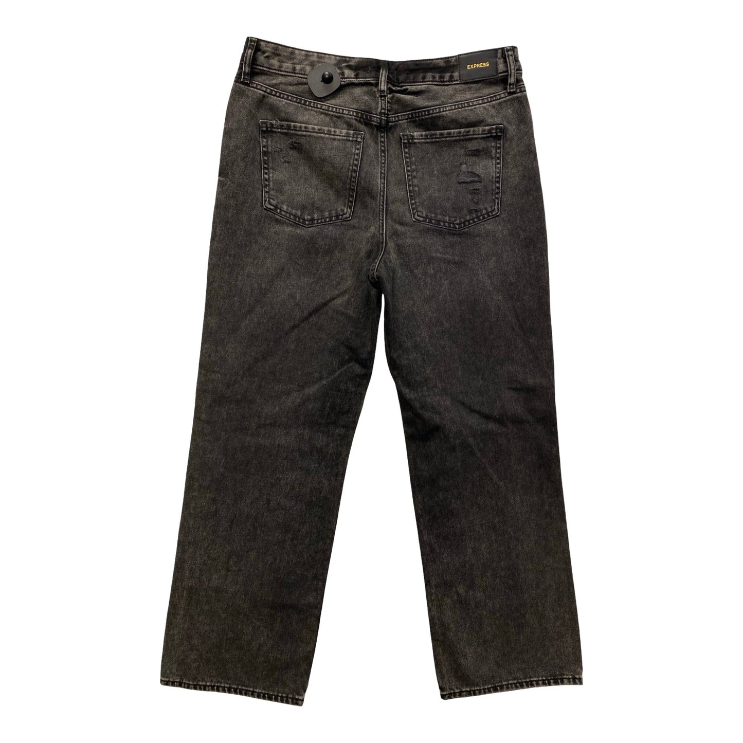 Jeans Straight By Express In Grey, Size:8L