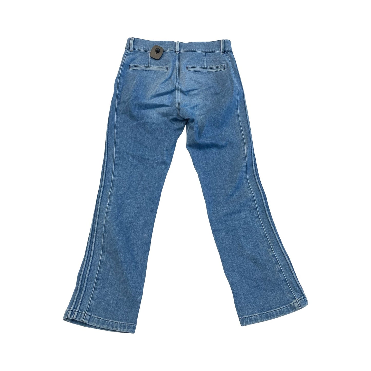 Jeans Straight By Frame In Blue Denim, Size:4