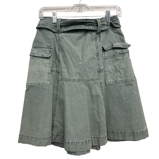 Skirt Midi By Anthropologie In Green, Size:6