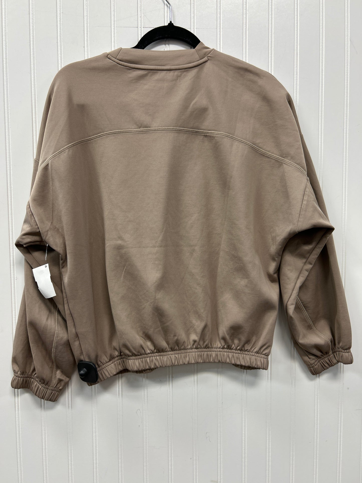 Athletic Top Ls Crewneck By Adidas In Brown, Size:L