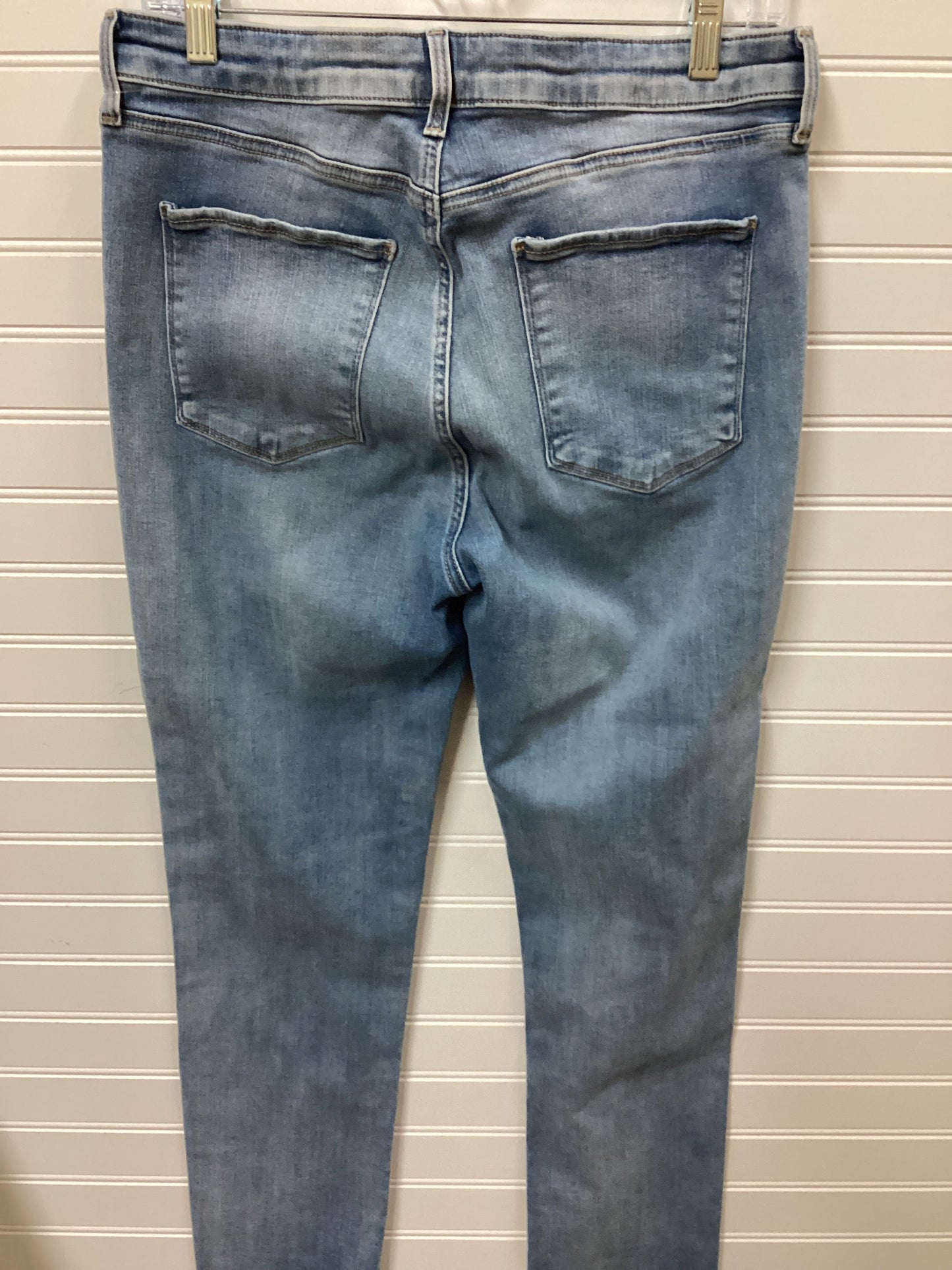 Jeans Skinny By Lucky Brand In Blue Denim, Size:14