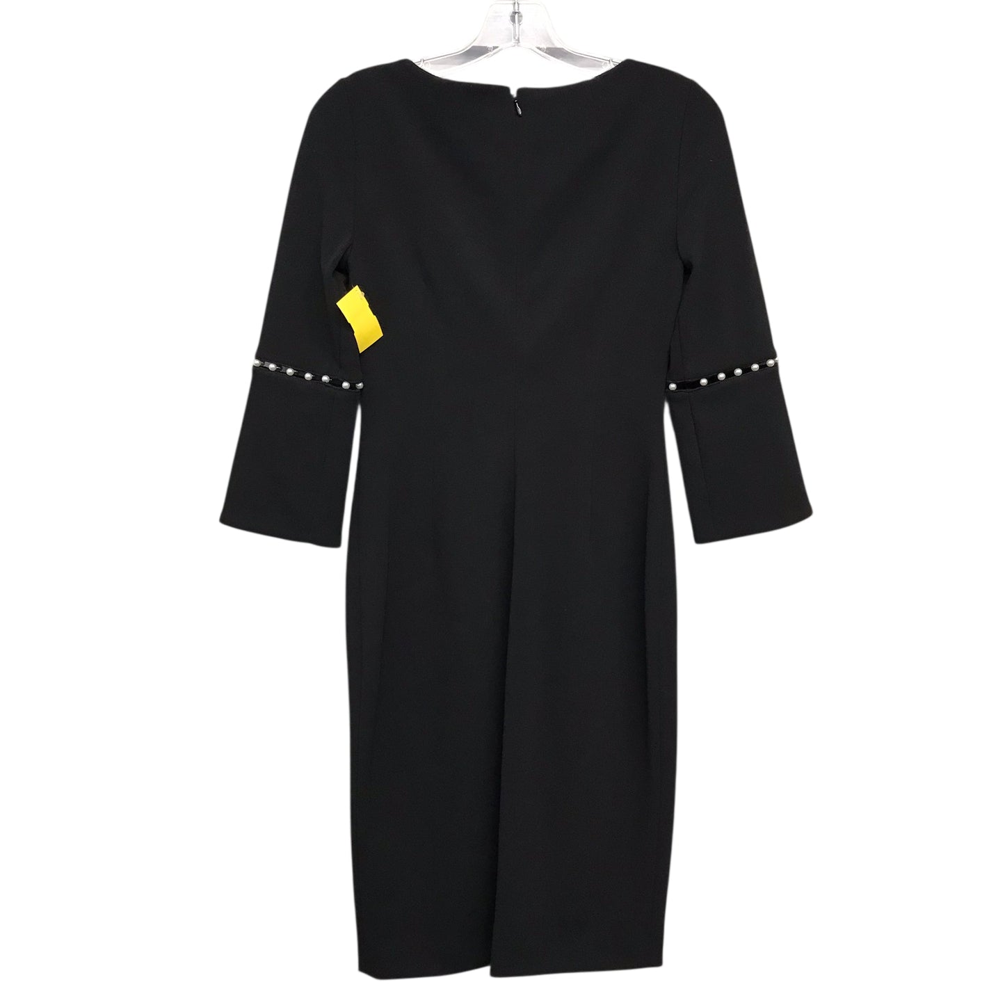 Dress Work By Calvin Klein In Black, Size:Xs