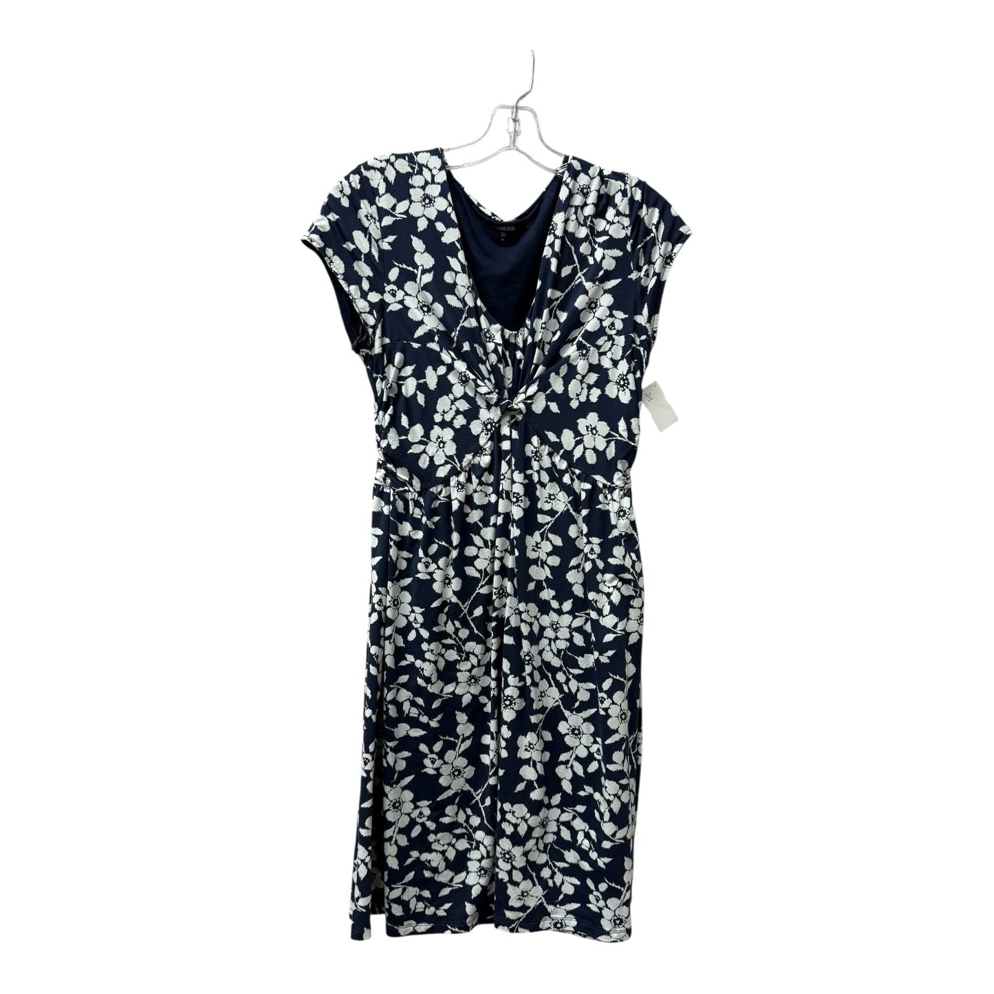 Dress Casual Midi By Garnet Hill In Blue & White, Size:S