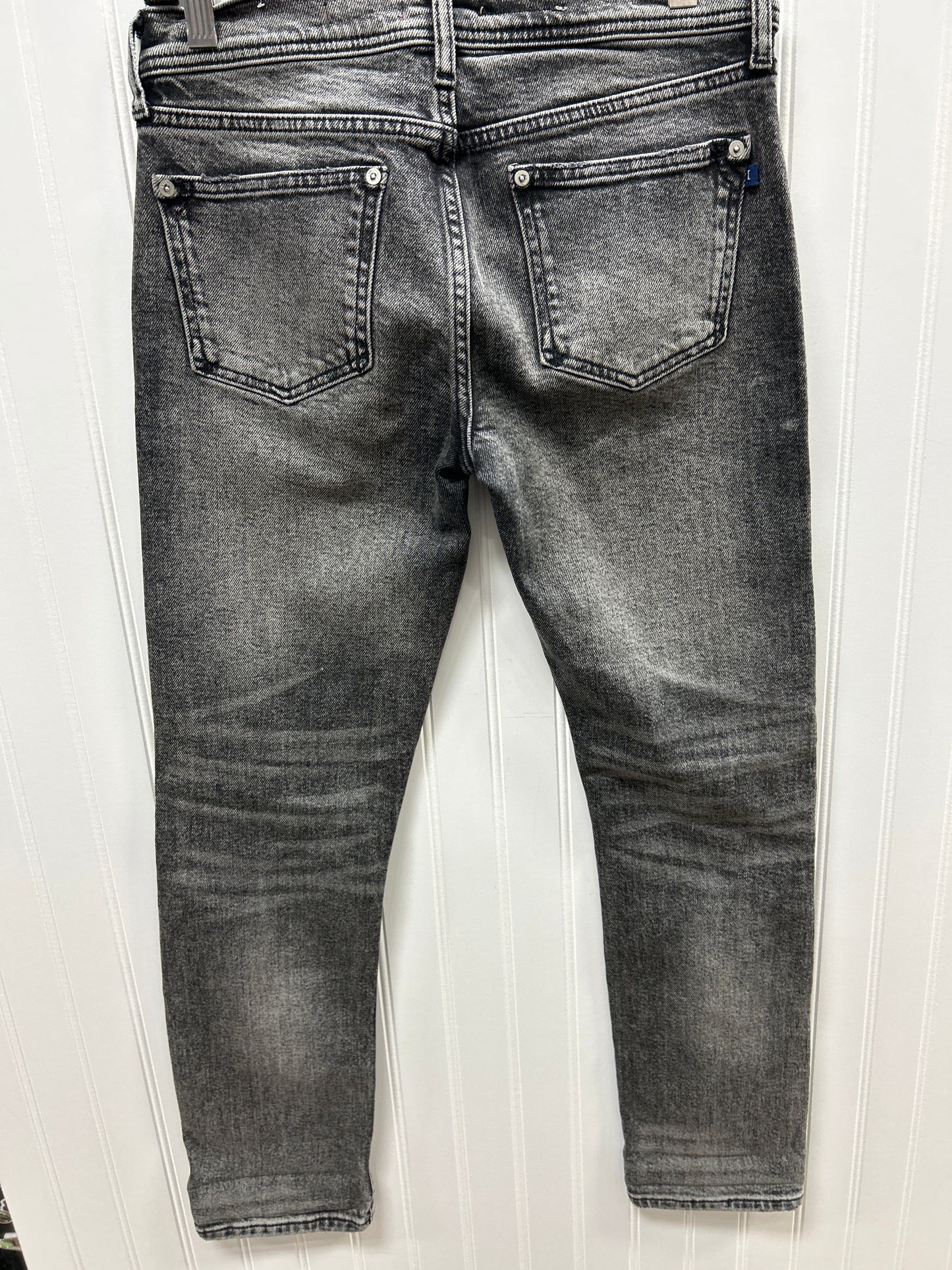 Jeans Skinny By Pilcro In Black Denim, Size:2