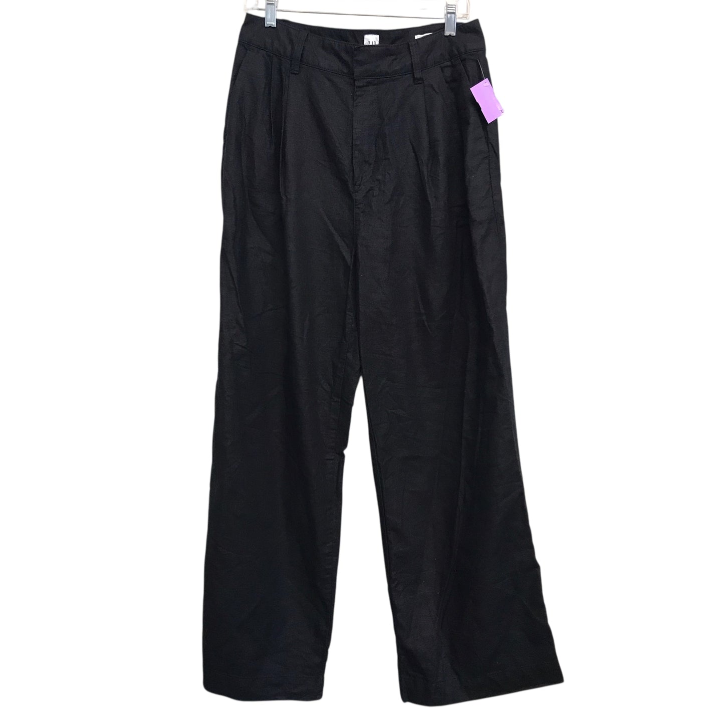 Pants Linen By Gap In Black, Size:10