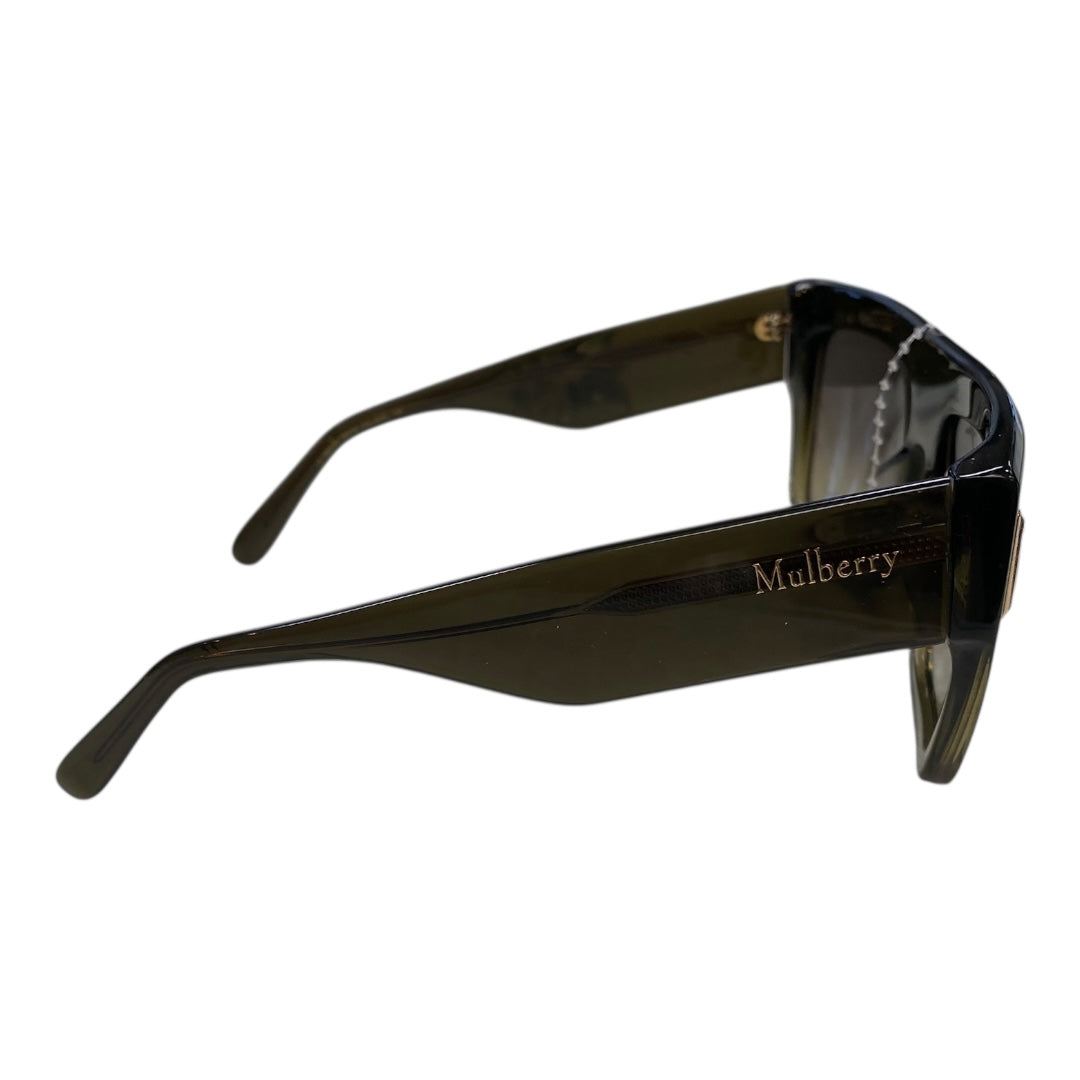 Sunglasses Luxury Designer By Mulberry In Green